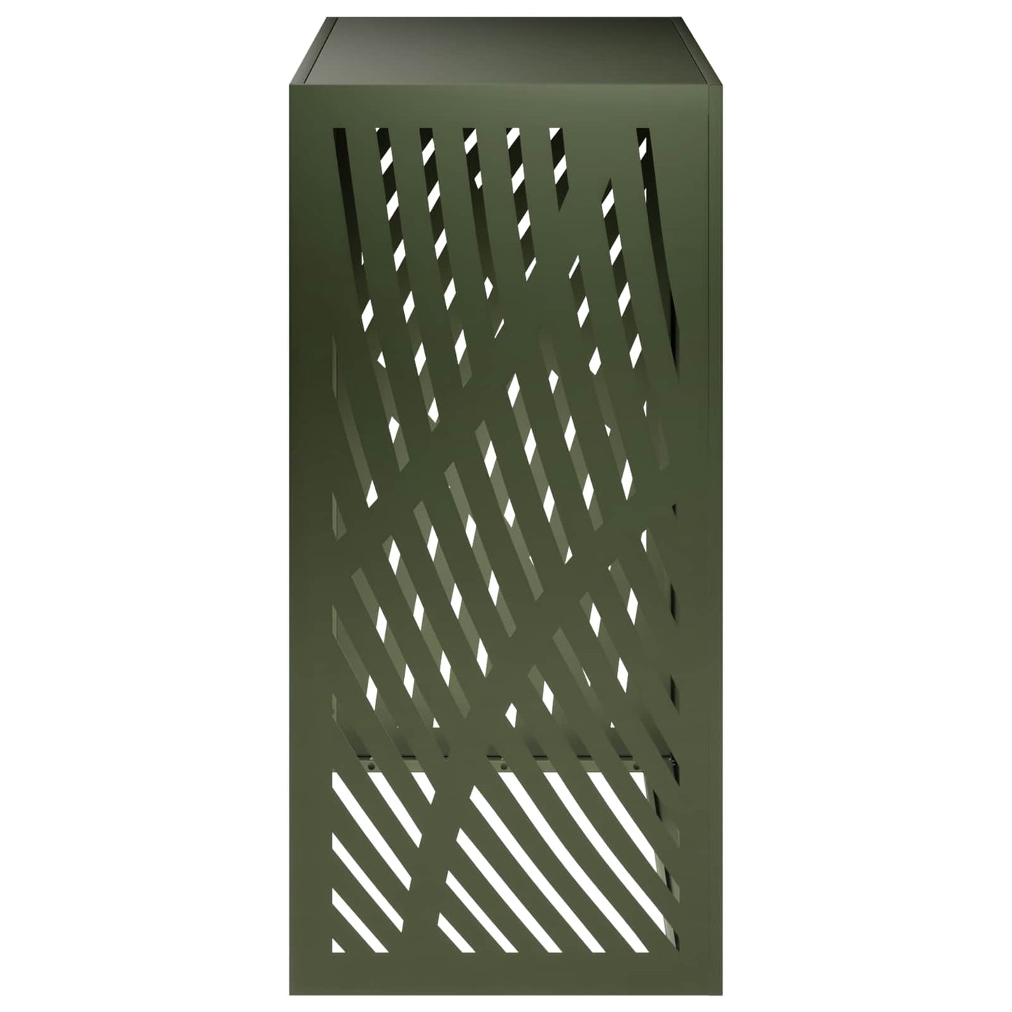 Air Conditioner Cover Olive Green 110 x 50 x 105 cm Steel