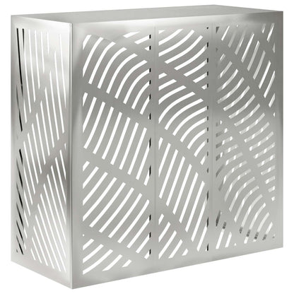 Air Conditioner Cover Silver 110 x 50 x 105 cm Galvanised Steel