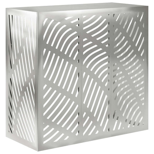 Air Conditioner Cover Silver 110 x 50 x 105 cm Galvanised Steel