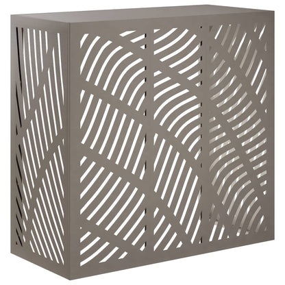 Air Conditioner Cover Rusty 110 x 50 x 105 cm Weathering Steel