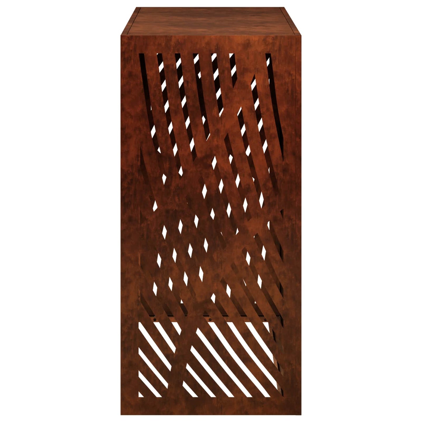 Air Conditioner Cover Rusty 110 x 50 x 105 cm Weathering Steel