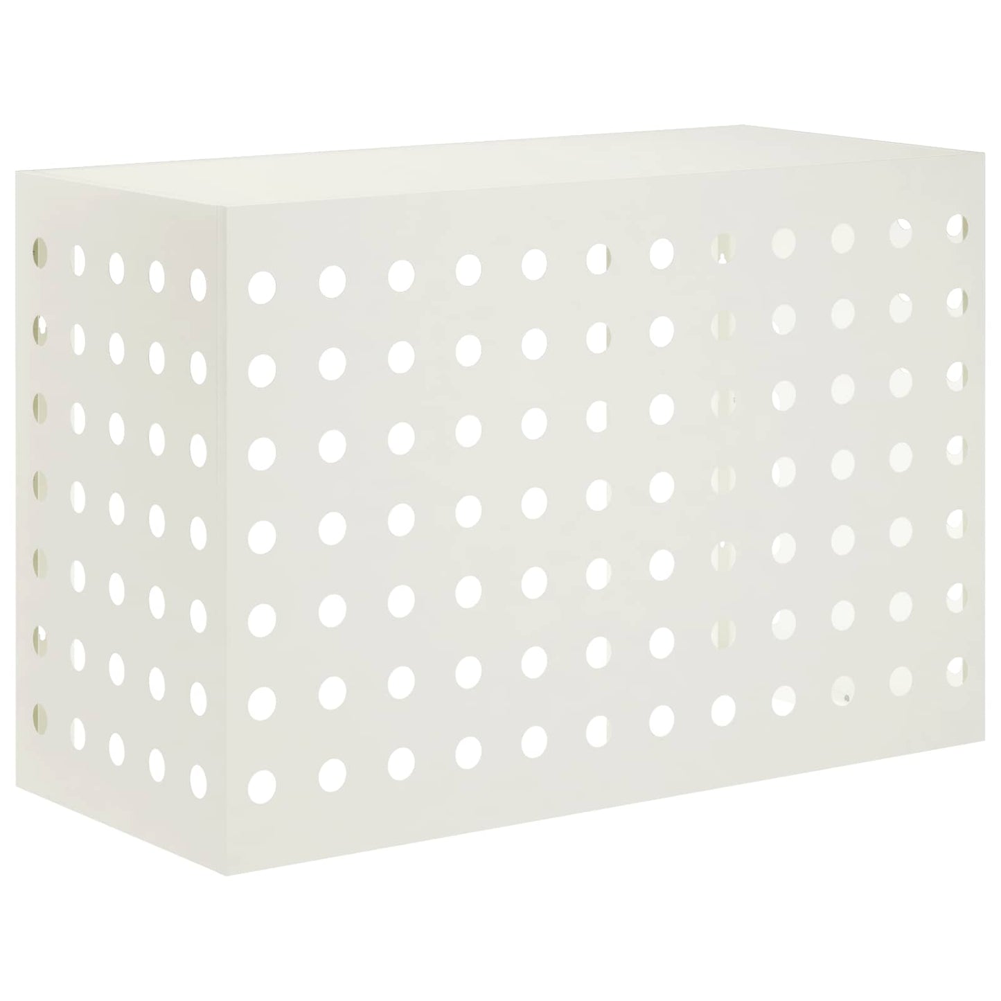 Air Conditioner Cover White 90 x 40 x 60 cm Steel