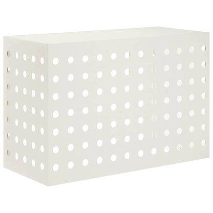Air Conditioner Cover White 90 x 40 x 60 cm Steel