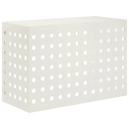 Air Conditioner Cover White 90 x 40 x 60 cm Steel