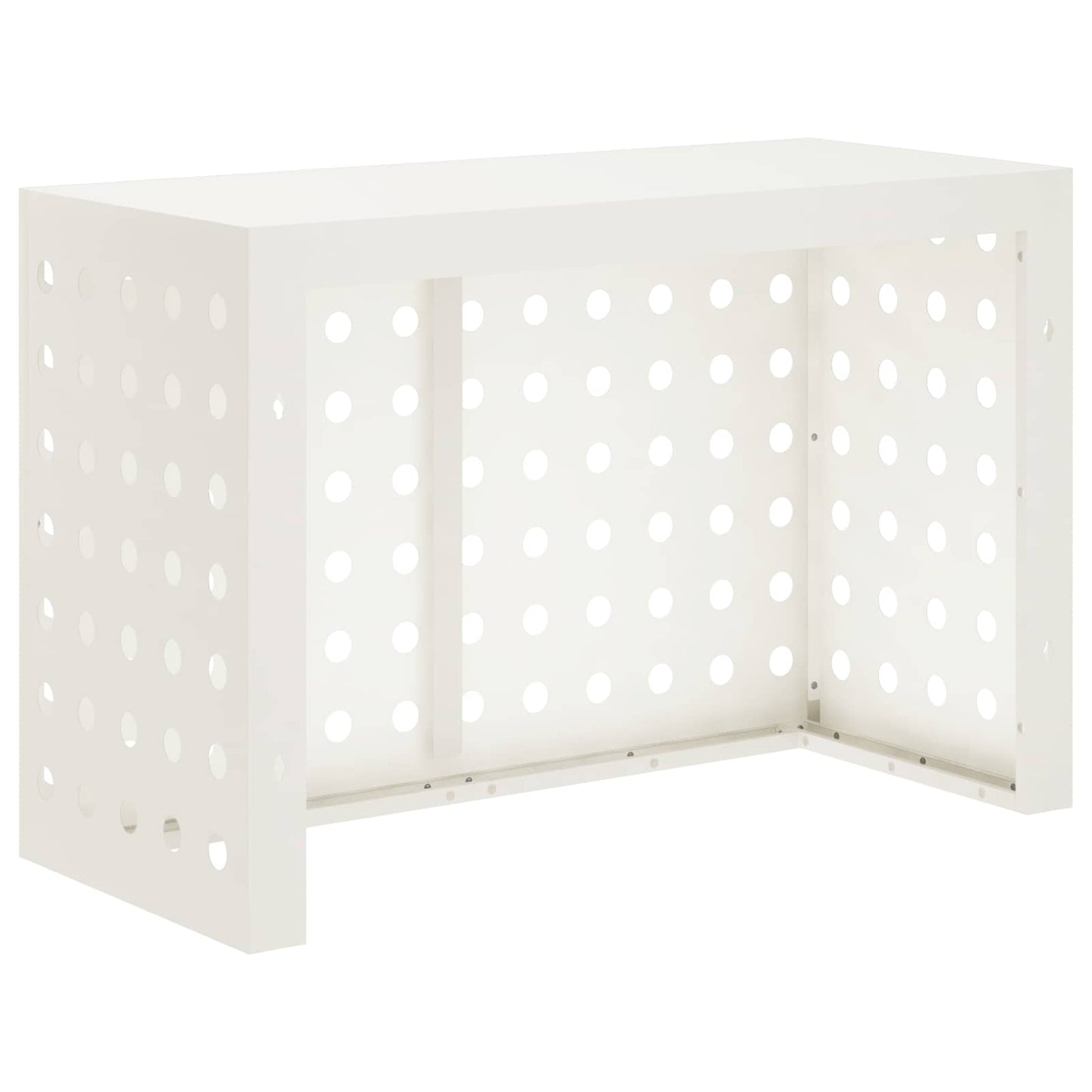 Air Conditioner Cover White 90 x 40 x 60 cm Steel