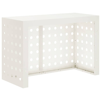 Air Conditioner Cover White 90 x 40 x 60 cm Steel