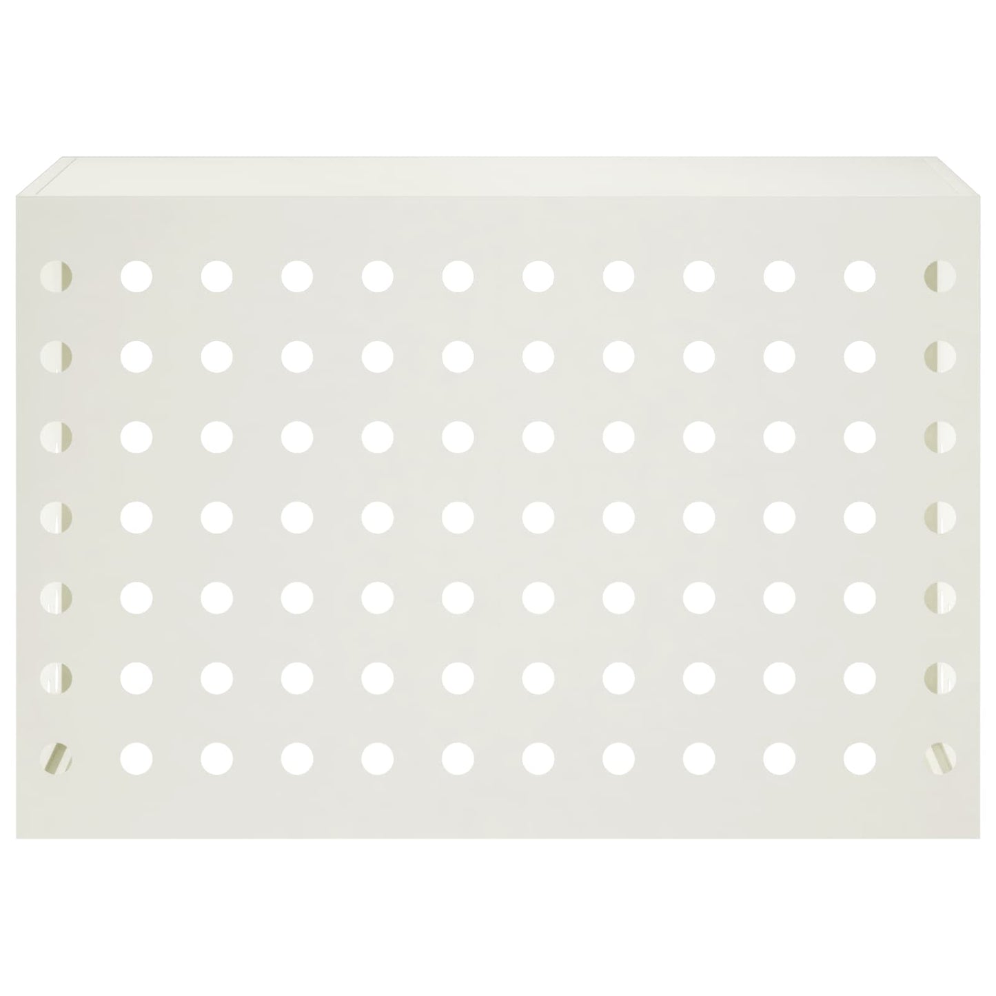 Air Conditioner Cover White 90 x 40 x 60 cm Steel