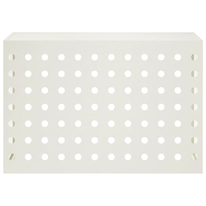 Air Conditioner Cover White 90 x 40 x 60 cm Steel