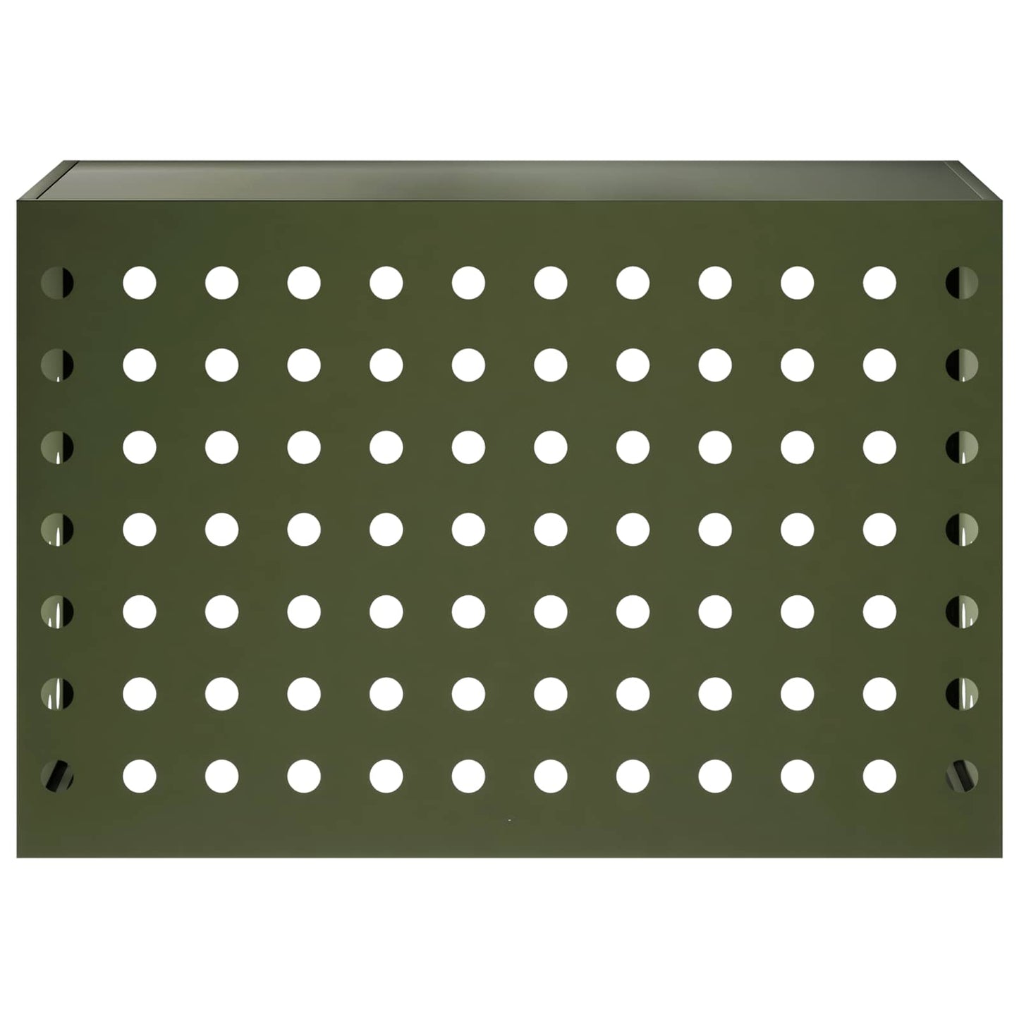 Air Conditioner Cover Olive Green 90 x 40 x 60 cm Steel