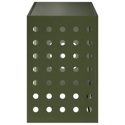 Air Conditioner Cover Olive Green 90 x 40 x 60 cm Steel