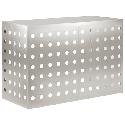 Air Conditioner Cover Silver 90 x 40 x 60 cm Stainless Steel