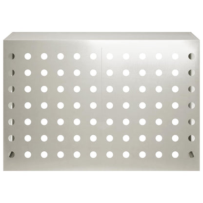 Air Conditioner Cover Silver 90 x 40 x 60 cm Stainless Steel