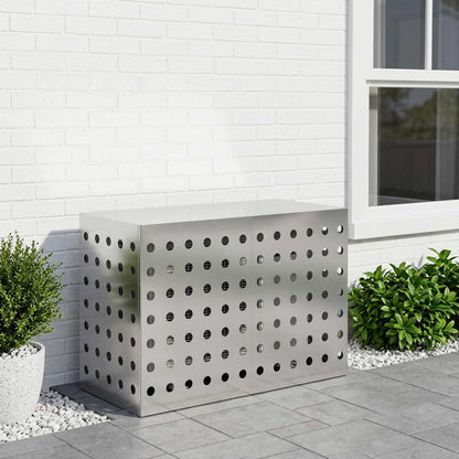 Air Conditioner Cover Silver 90 x 40 x 60 cm Galvanised Steel