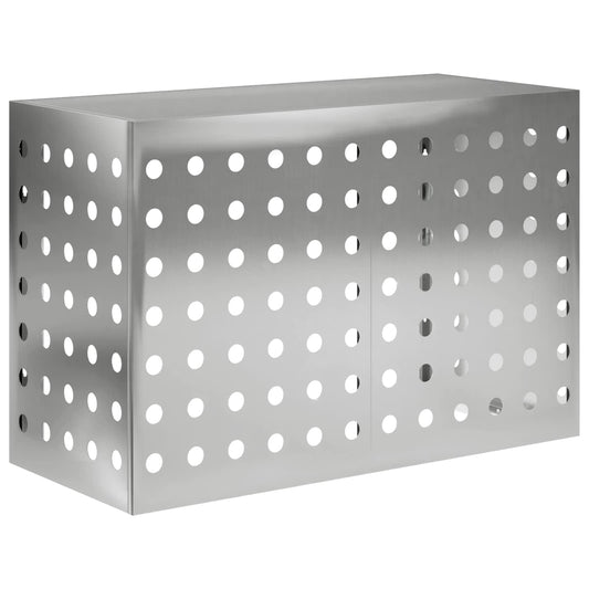 Air Conditioner Cover Silver 90 x 40 x 60 cm Galvanised Steel