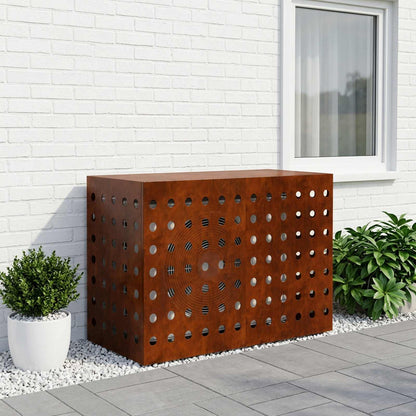 Air Conditioner Cover Rusty 90 x 40 x 60 cm Weathering Steel