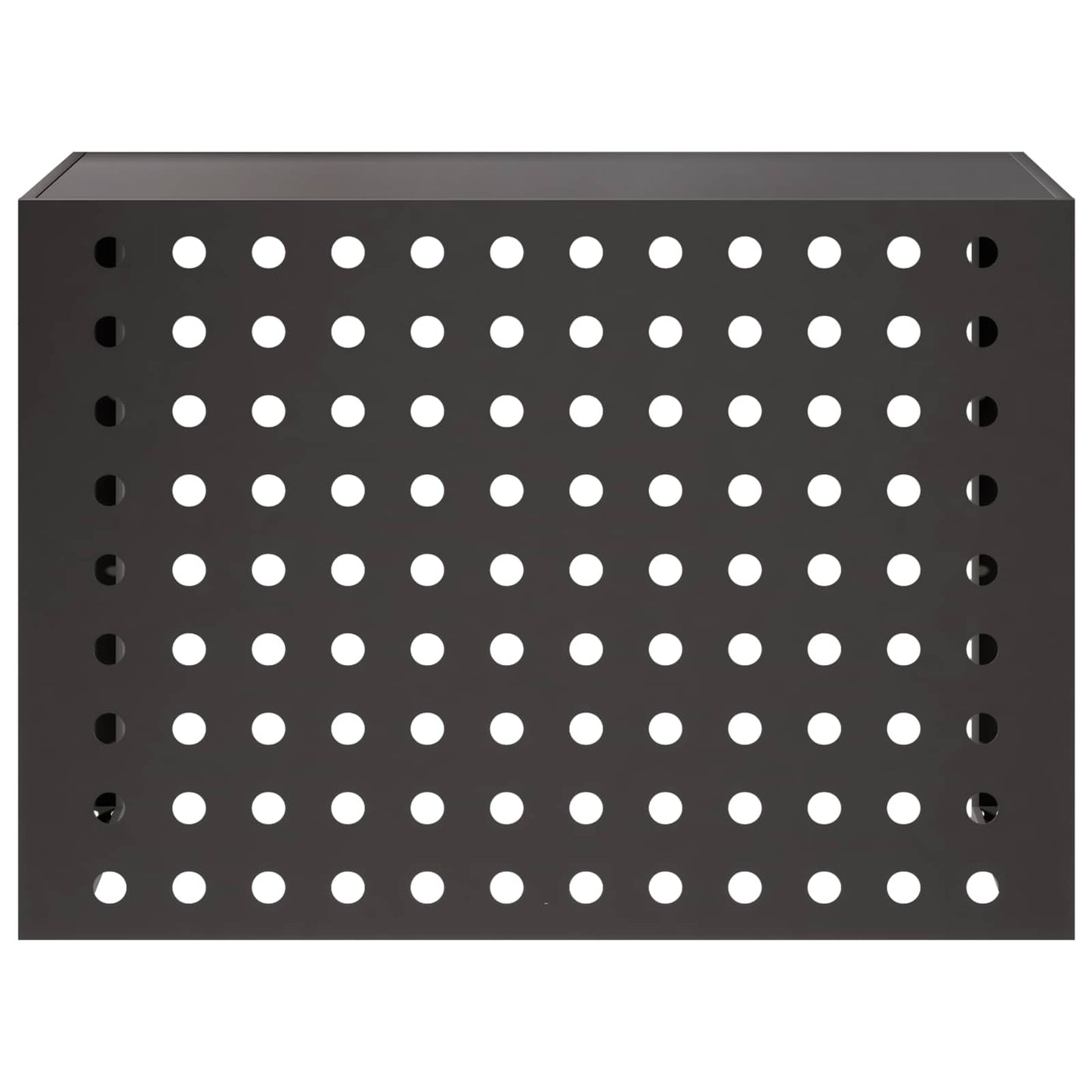 Air Conditioner Cover Black 100 x 50 x 70 cm Steel