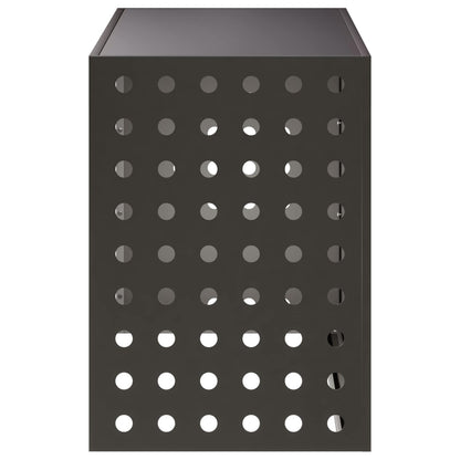 Air Conditioner Cover Black 100 x 50 x 70 cm Steel