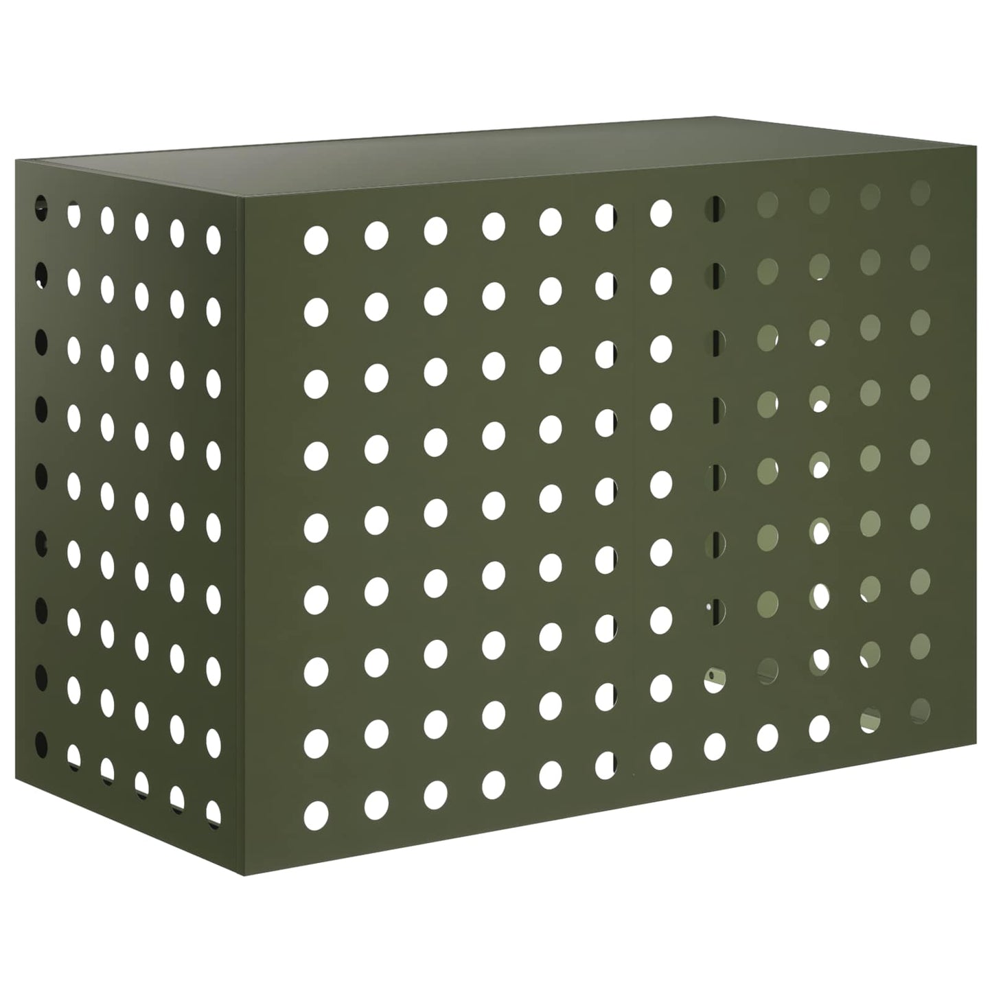 Air Conditioner Cover Olive Green 100 x 50 x 70 cm Steel
