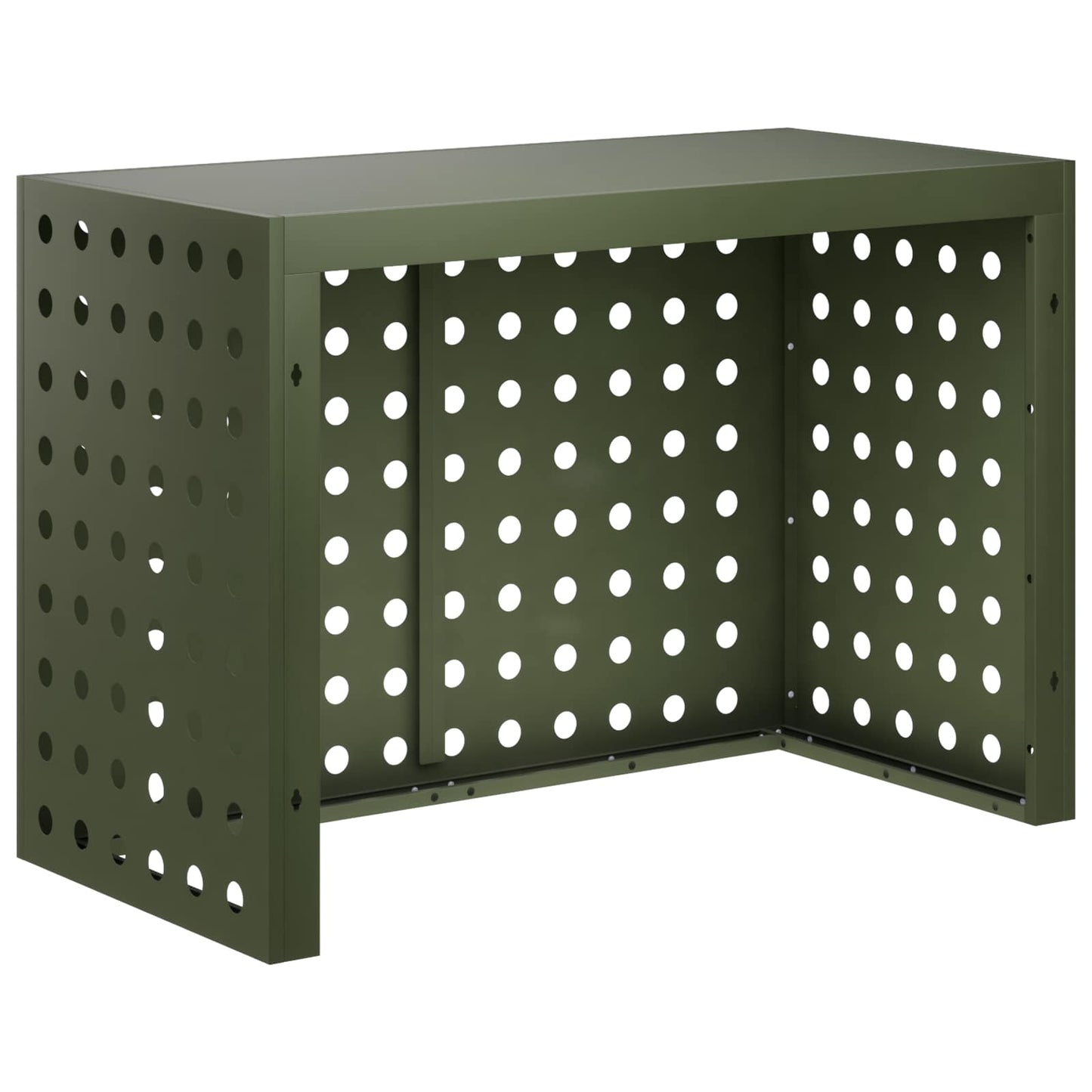 Air Conditioner Cover Olive Green 100 x 50 x 70 cm Steel