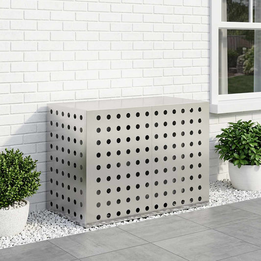 Air Conditioner Cover Silver 100 x 50 x 70 cm Stainless Steel