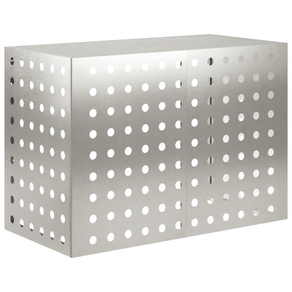 Air Conditioner Cover Silver 100 x 50 x 70 cm Stainless Steel