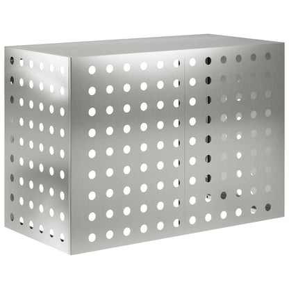 Air Conditioner Cover Silver 100 x 50 x 70 cm Galvanised Steel