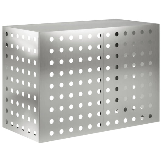 Air Conditioner Cover Silver 100 x 50 x 70 cm Galvanised Steel