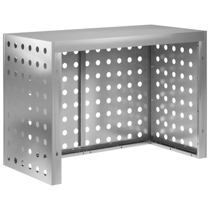 Air Conditioner Cover Silver 100 x 50 x 70 cm Galvanised Steel