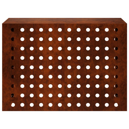 Air Conditioner Cover Rusty 100 x 50 x 70 cm Weathering Steel