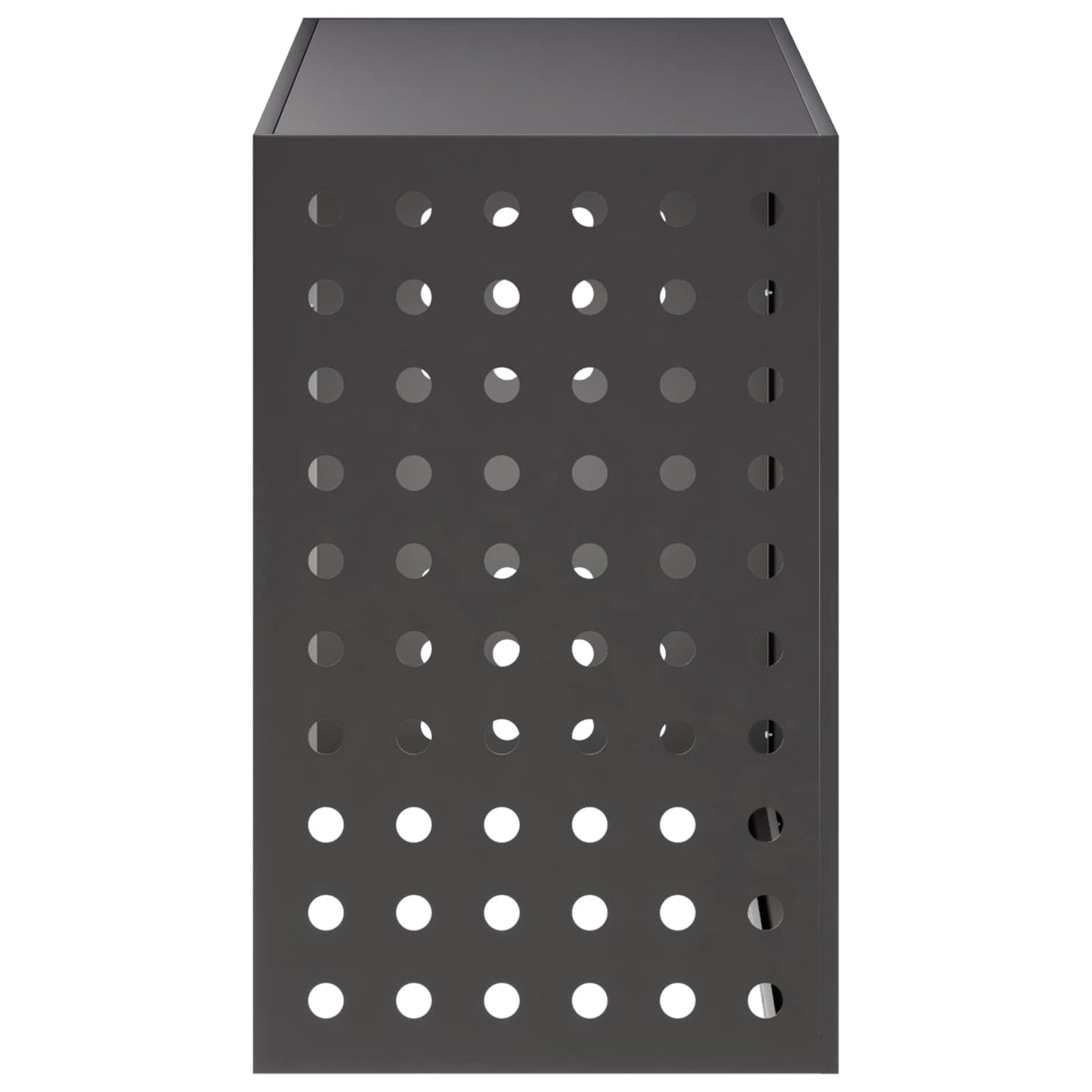 Air Conditioner Cover Black 110 x 50 x 80 cm Steel