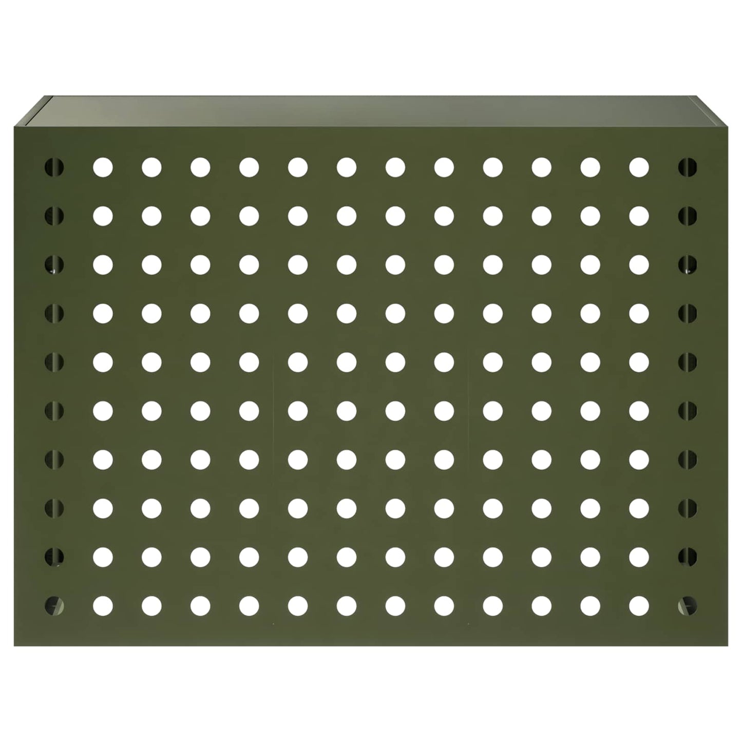 Air Conditioner Cover Olive Green 110 x 50 x 80 cm Steel