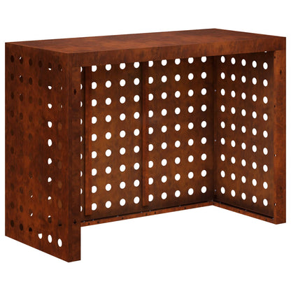 Air Conditioner Cover Rusty 110 x 50 x 80 cm Weathering Steel
