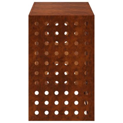 Air Conditioner Cover Rusty 110 x 50 x 80 cm Weathering Steel