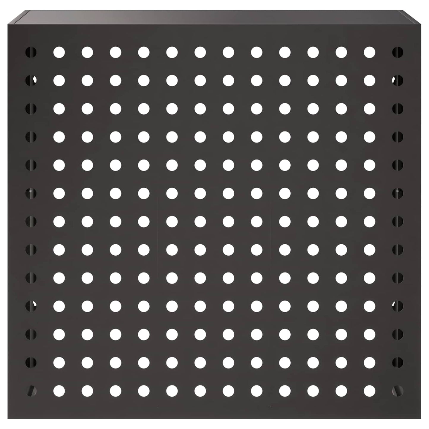 Air Conditioner Cover Black 110 x 50 x 105 cm Steel