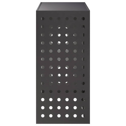 Air Conditioner Cover Black 110 x 50 x 105 cm Steel