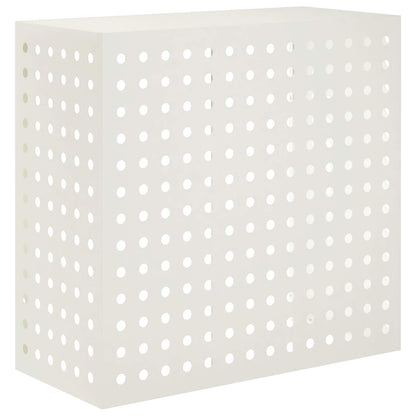 Air Conditioner Cover White 110 x 50 x 105 cm Steel