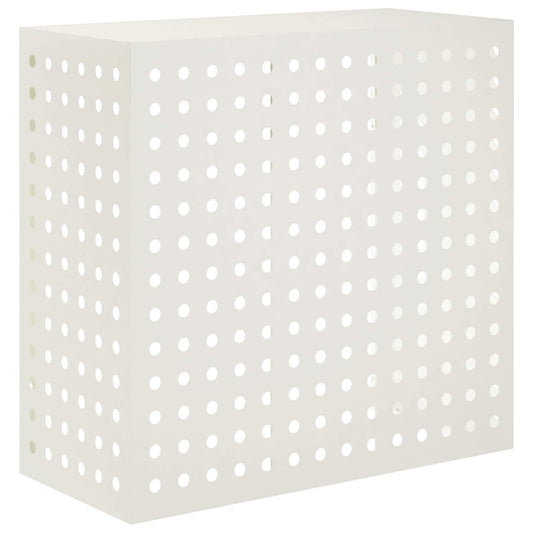 Air Conditioner Cover White 110 x 50 x 105 cm Steel