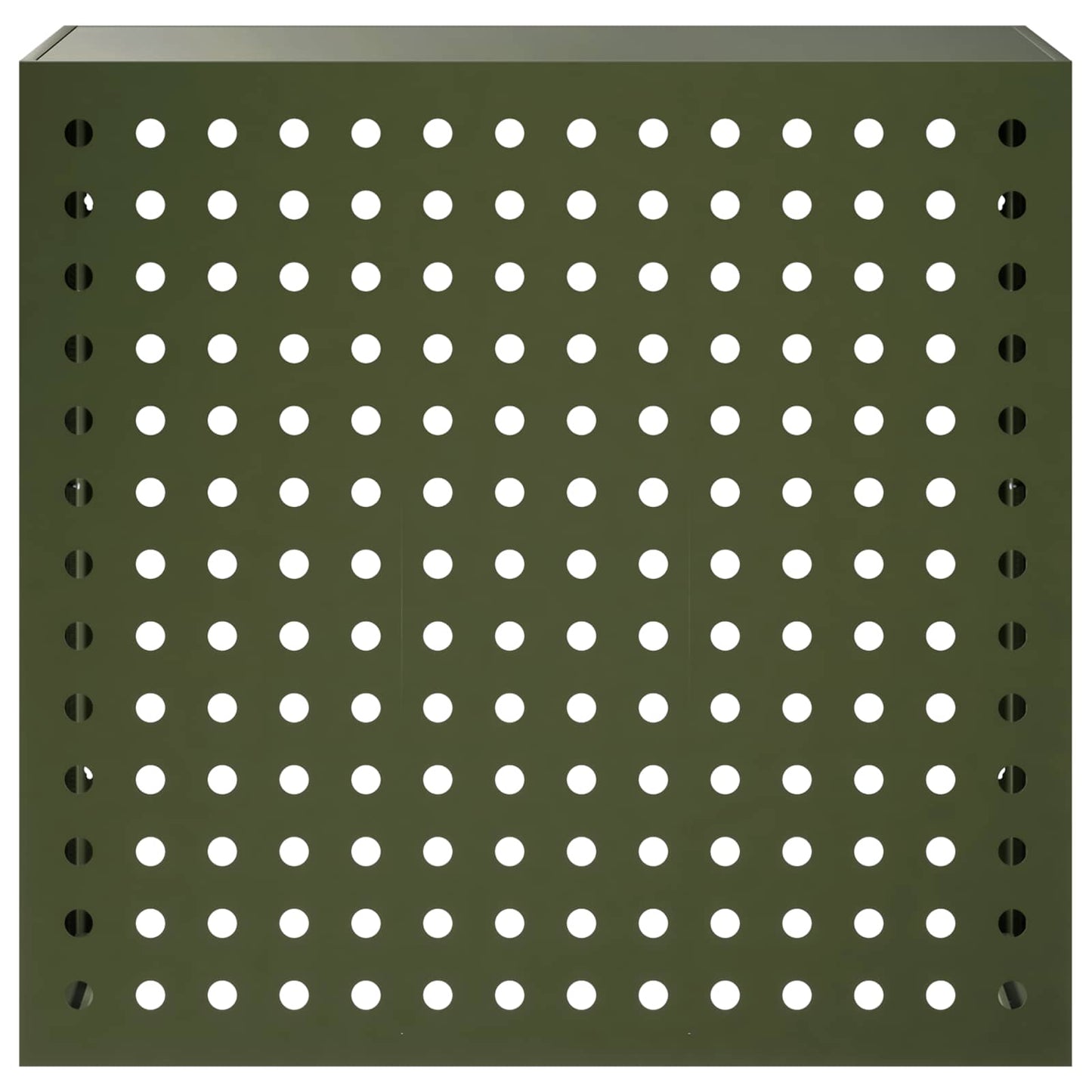 Air Conditioner Cover Olive Green 110 x 50 x 105 cm Steel