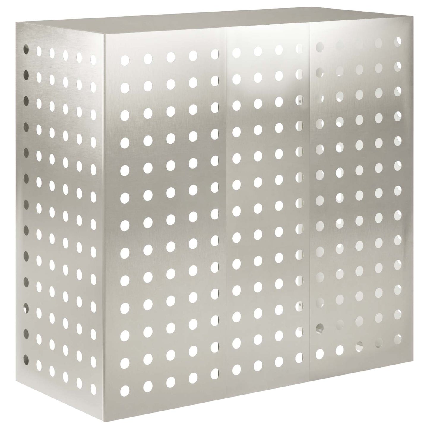 Air Conditioner Cover Silver 110 x 50 x 105 cm Stainless Steel