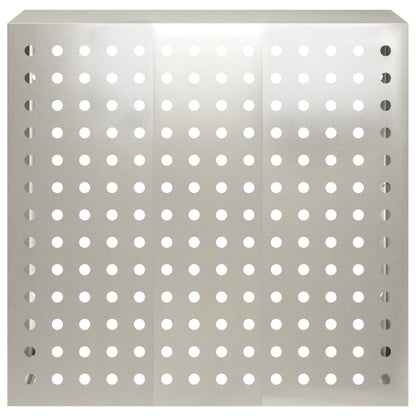 Air Conditioner Cover Silver 110 x 50 x 105 cm Stainless Steel