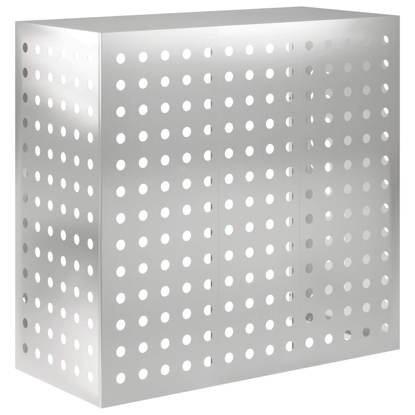 Air Conditioner Cover Silver 110 x 50 x 105 cm Galvanised Steel