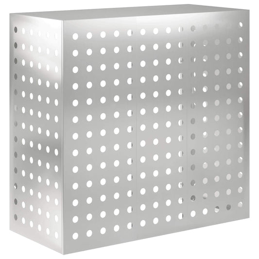 Air Conditioner Cover Silver 110 x 50 x 105 cm Galvanised Steel