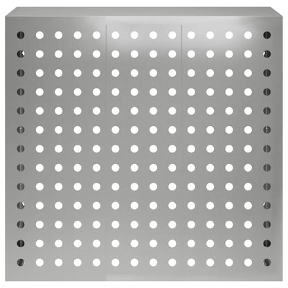 Air Conditioner Cover Silver 110 x 50 x 105 cm Galvanised Steel
