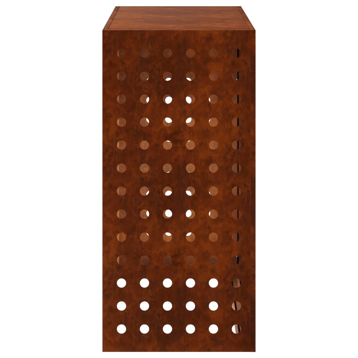 Air Conditioner Cover Rusty 110 x 50 x 105 cm Weathering Steel