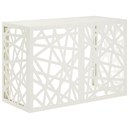 Air Conditioner Cover White 90 x 40 x 60 cm Steel