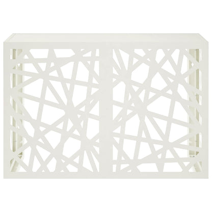 Air Conditioner Cover White 90 x 40 x 60 cm Steel