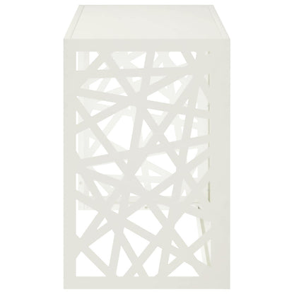 Air Conditioner Cover White 90 x 40 x 60 cm Steel
