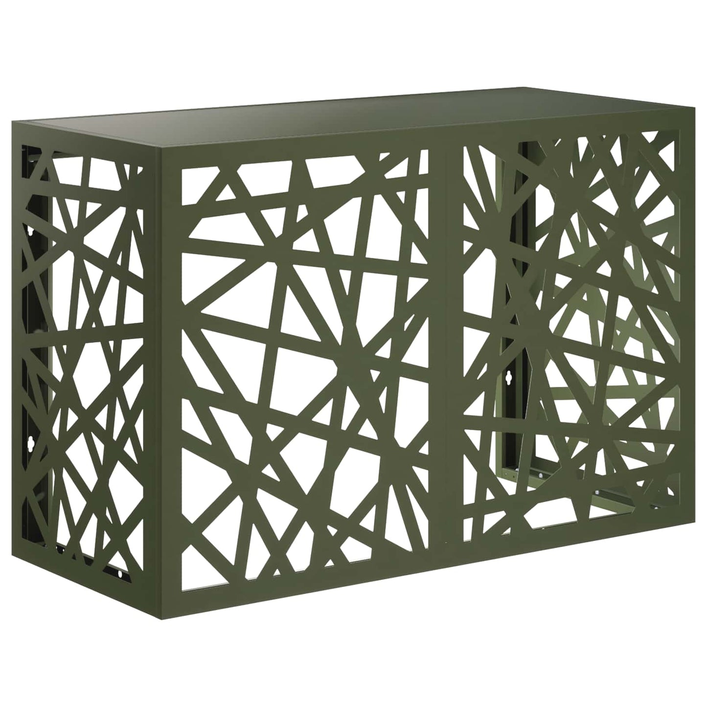 Air Conditioner Cover Olive Green 90 x 40 x 60 cm Steel