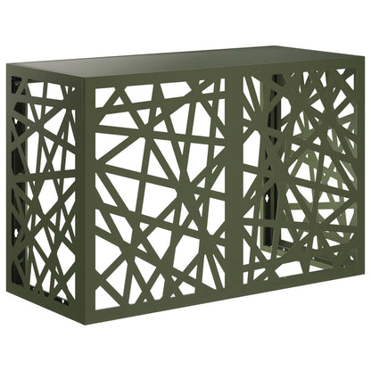 Air Conditioner Cover Olive Green 90 x 40 x 60 cm Steel