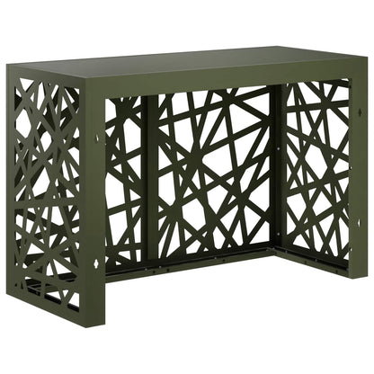 Air Conditioner Cover Olive Green 90 x 40 x 60 cm Steel